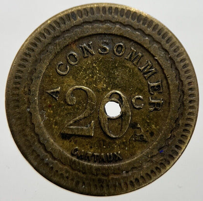 France 20 Consommer Token Coin | Collectable Grade
