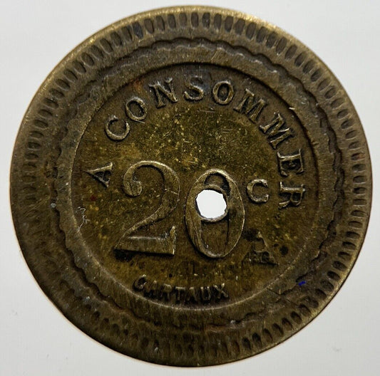 France 20 Consommer Token Coin | Collectable Grade