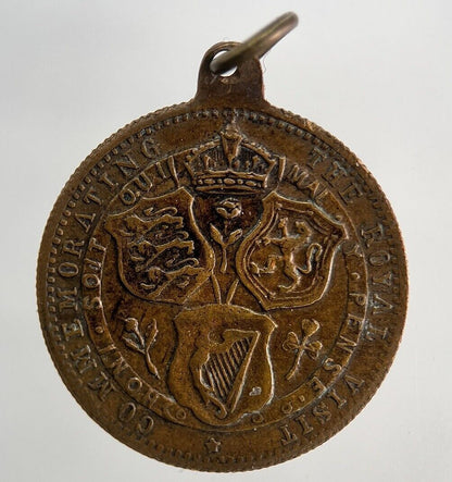 George V & Mary Royal Visit Commemorative Coin Medal | Fine Collectable Grade
