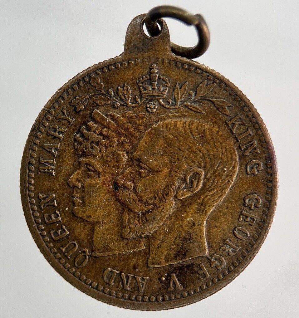 George V & Mary Royal Visit Commemorative Coin Medal | Fine Collectable Grade