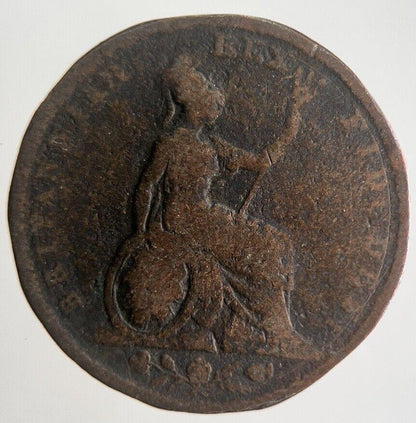 George IV Farthing Coin | Fair Grade | a4461