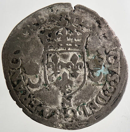 France Henry II Dauphine Douzain Hammered Silver Coin | a5750