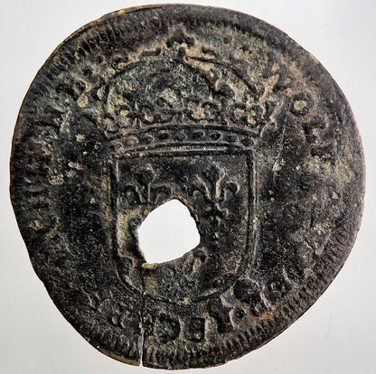 France Louis XIV Copper Coin | Collectable Grade