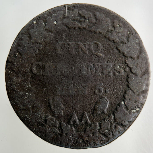 France Lan 5 Cinq 5 Centimes Coin | Collectable Grade