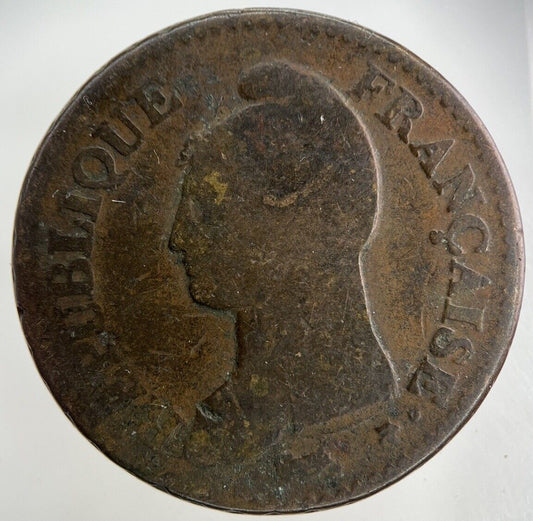 France Lan 5 Un 1 Decime Coin | Collectable Grade