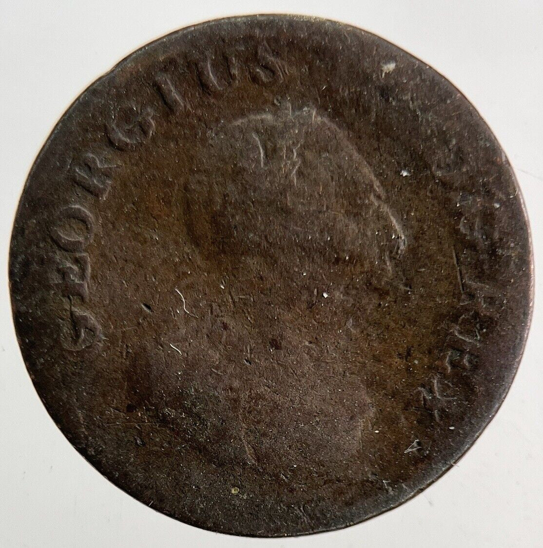 Irish Hibernia Farthing Coin | Fair Grade