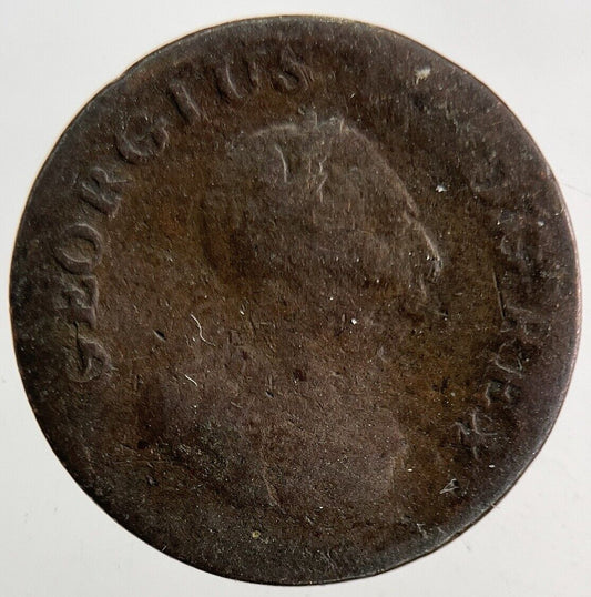 Irish Hibernia Farthing Coin | Fair Grade