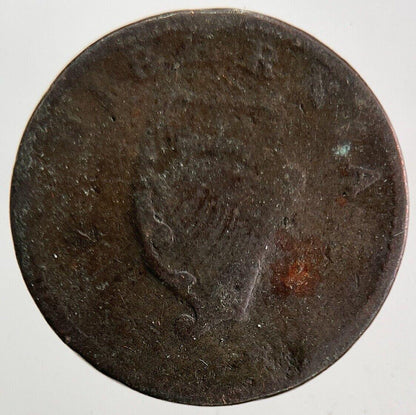 Irish Hibernia Farthing Coin | Fair Grade