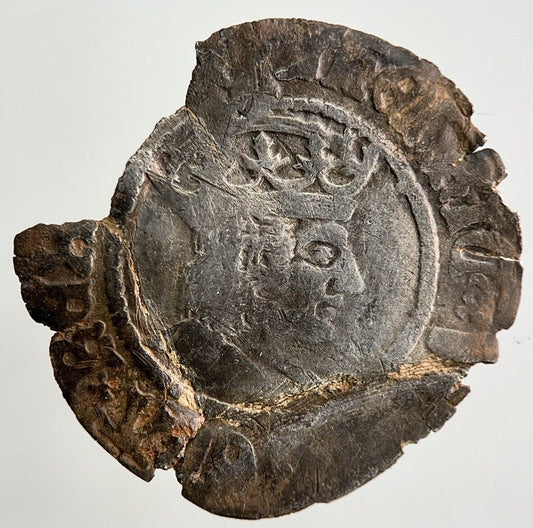 Henry VIII 8th Half-Groat Silver Hammered Coin | Collectable Grade