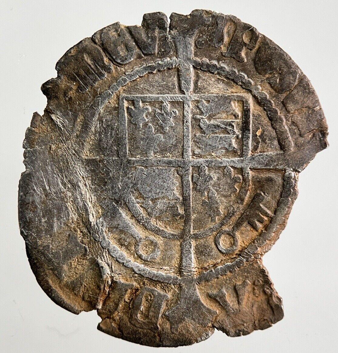 Henry VIII 8th Half-Groat Silver Hammered Coin | Collectable Grade