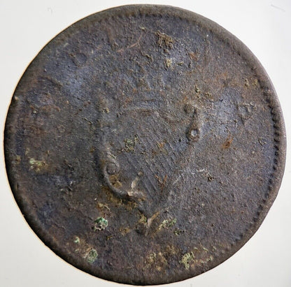 Irish Hibernia Half-Penny Coin George III | Fair Grade | a3702