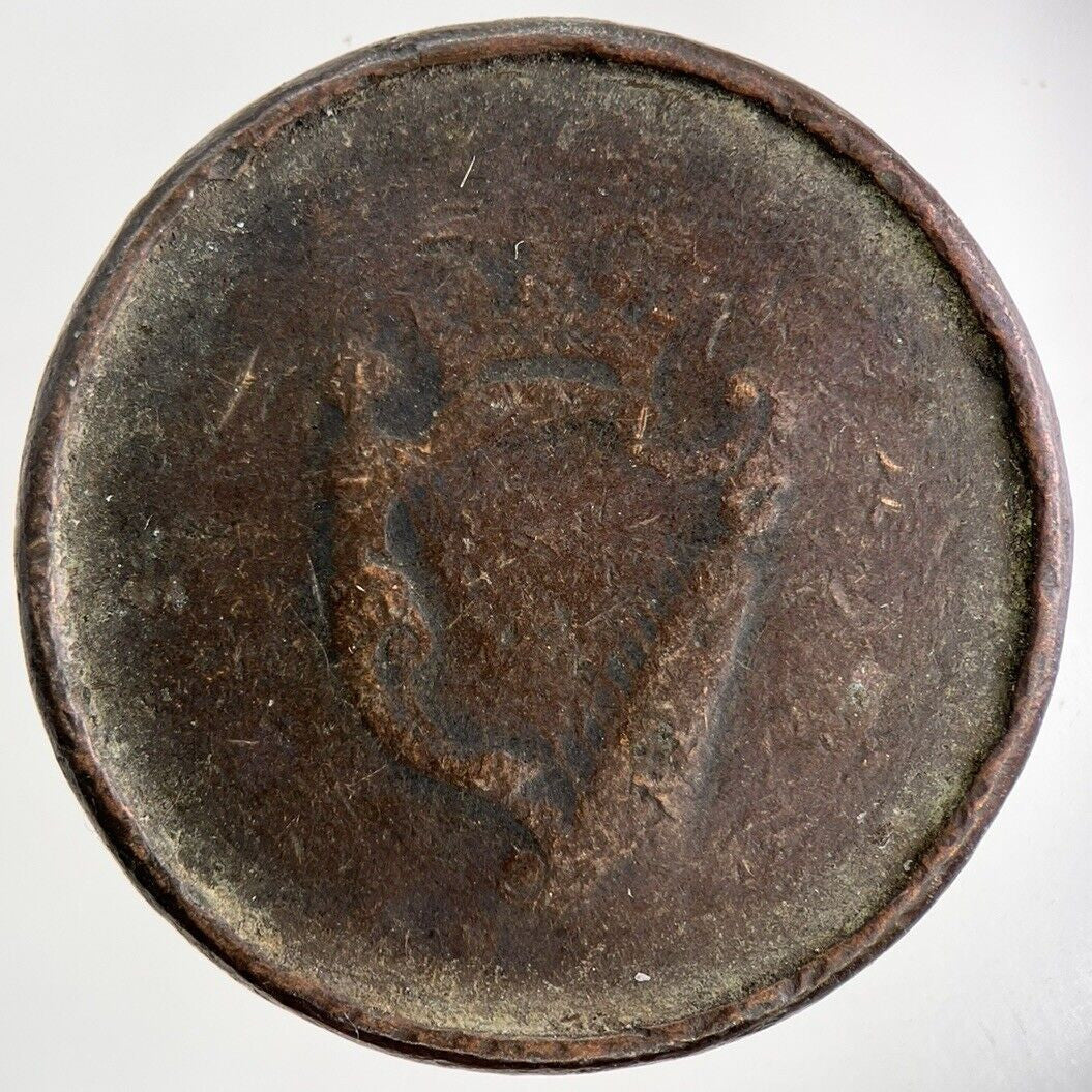 Irish Hibernia One Penny Coin | Fair Grade