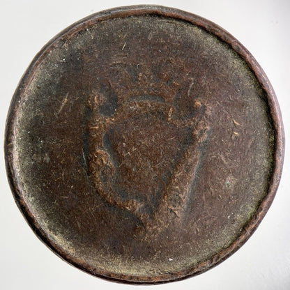 Irish Hibernia One Penny Coin | Fair Grade
