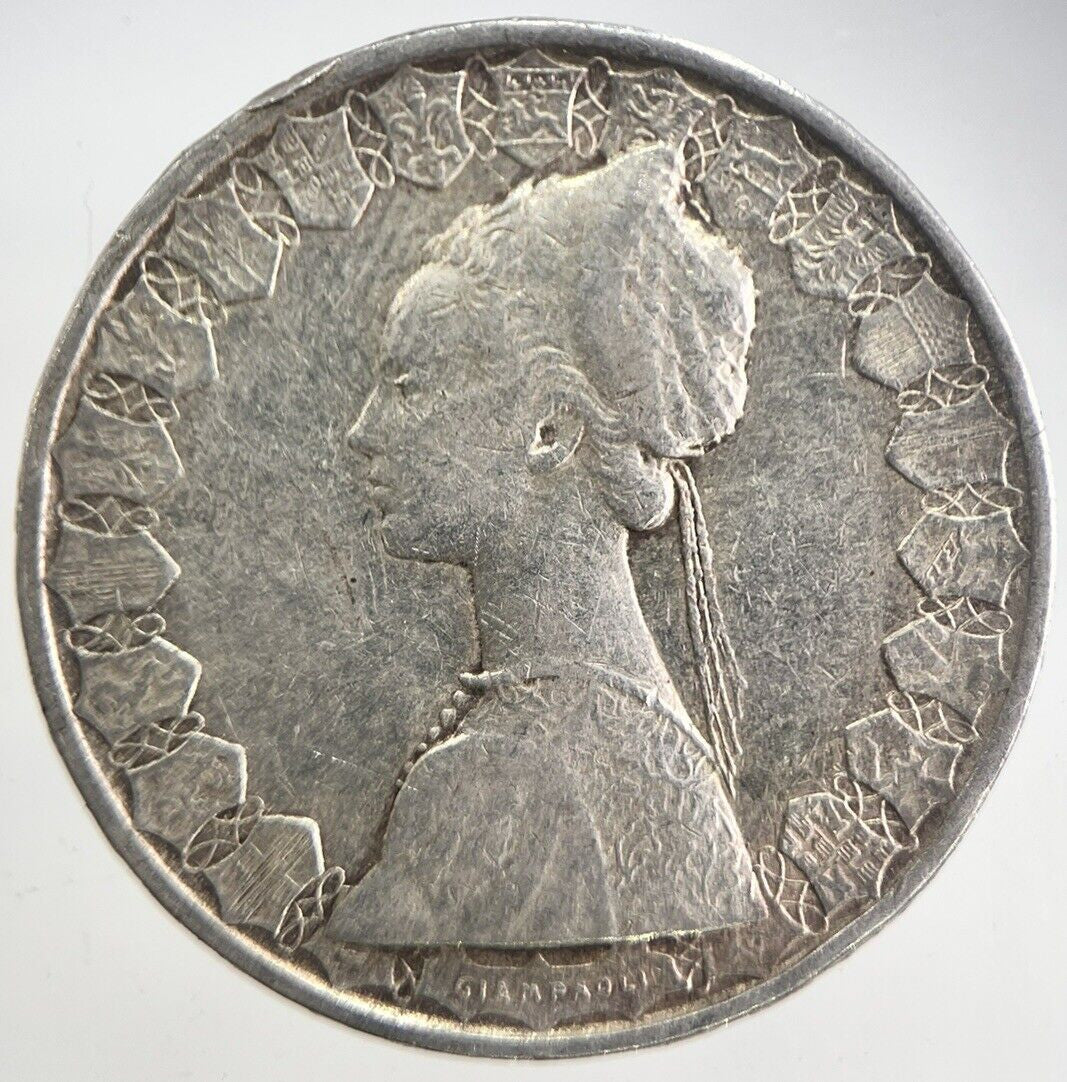 Italy 500 Lira Silver Coin | Fine Collectable Grade | a4738