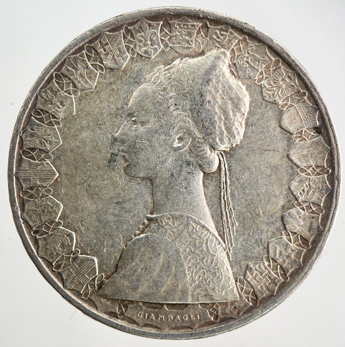 Italy 500 Lira Silver Coin | Fine Collectable Grade