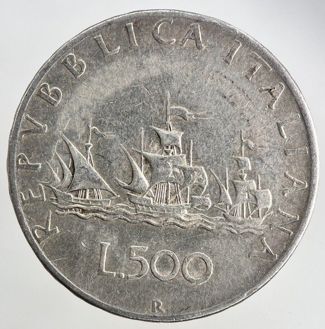 Italy 500 Lira Silver Coin | Fine Collectable Grade