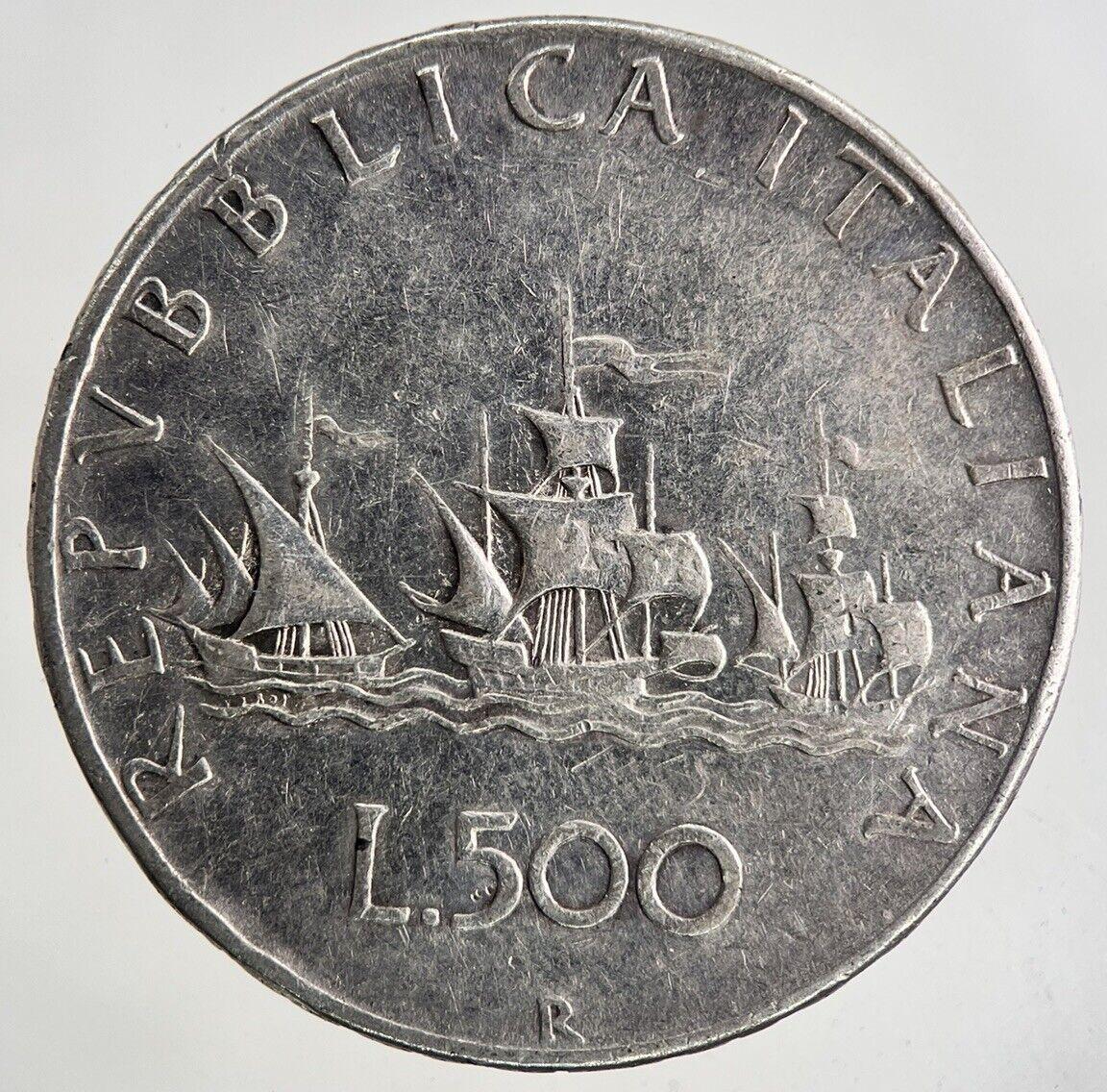 Italy 500 Lira Silver Coin | Fine Collectable Grade