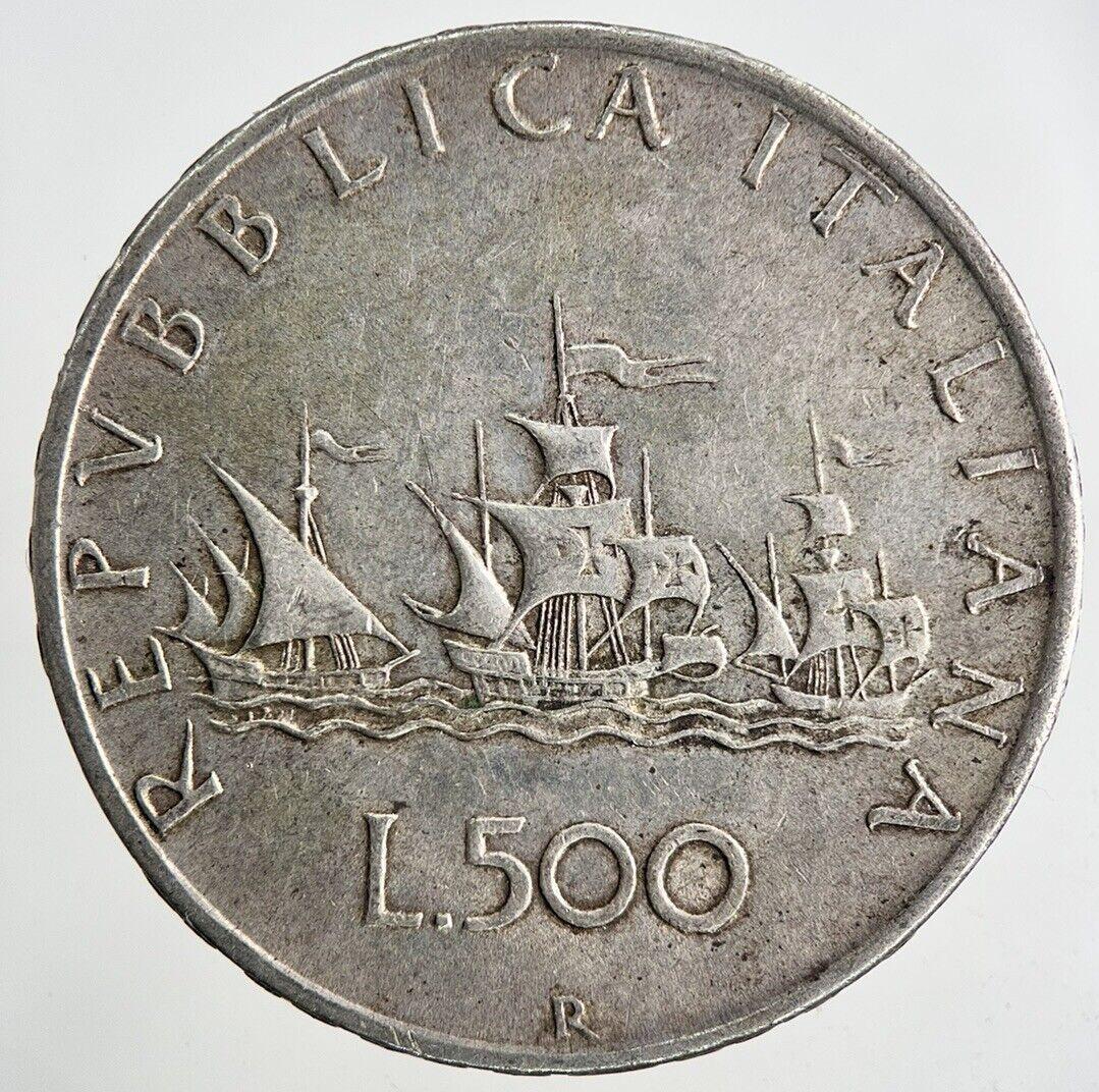 Italy 500 Lira Silver Coin | Fine Collectable Grade