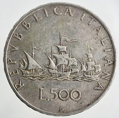 Italy 500 Lira Silver Coin | Fine Collectable Grade