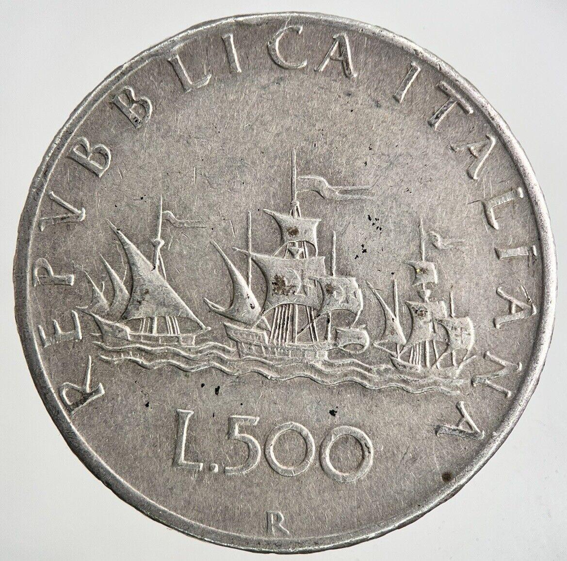 Italy 500 Lira Silver Coin | Fine Collectable Grade