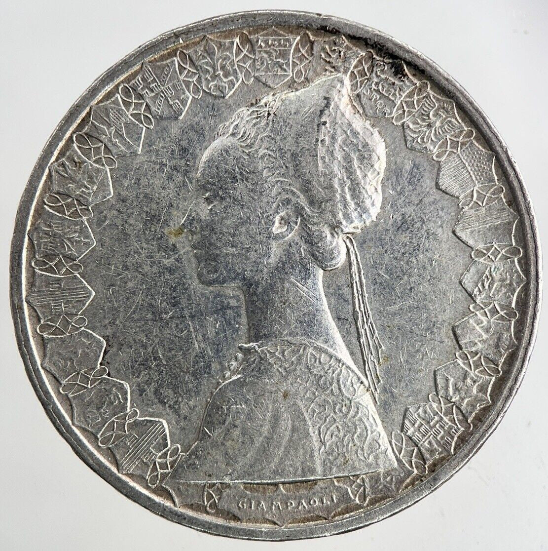 Italy 500 Lira Silver Coin | Fine Collectable Grade