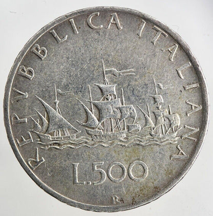 Italy 500 Lira Silver Coin | Fine Collectable Grade