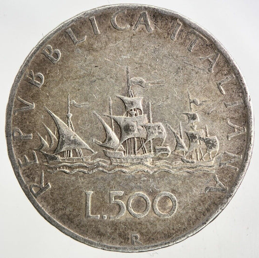 Italy 500 Lire Silver Coin | Fine Collectable Grade
