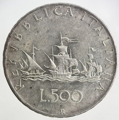 Italy 500 Lire Silver Coin | Very High Grade
