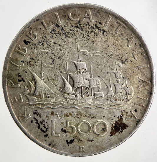 Italy 500 Lire Silver Coin | Very High Grade