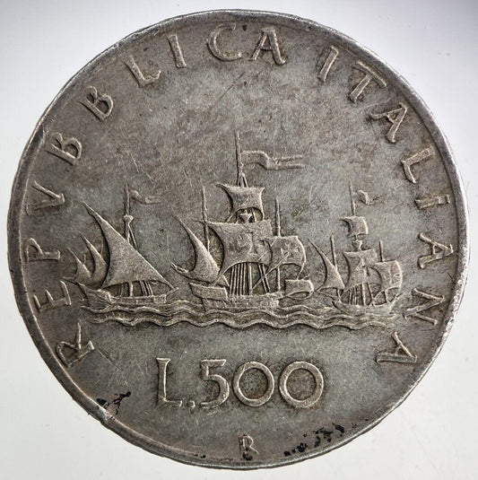 Italy 500 Lire Silver Coin | Fine Collectable Grade