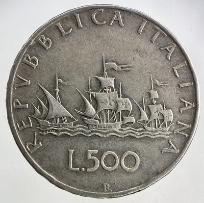 Italy 500 Lire Silver Coin | Fine Collectable Grade