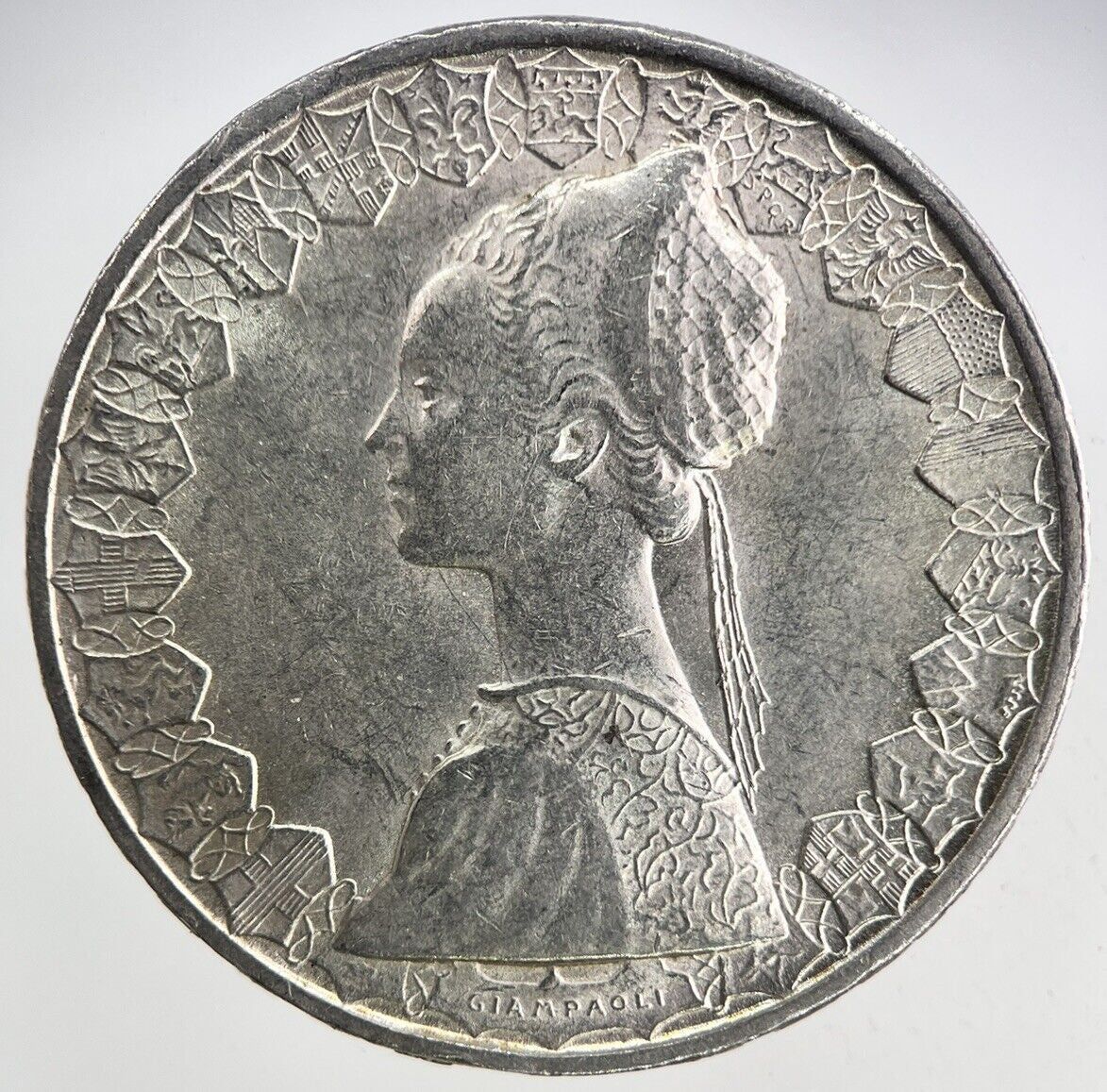 Italy 500 Lire Silver Coin | Very High Grade