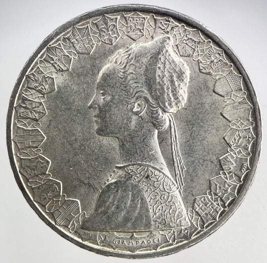 Italy 500 Lire Silver Coin | Very High Grade