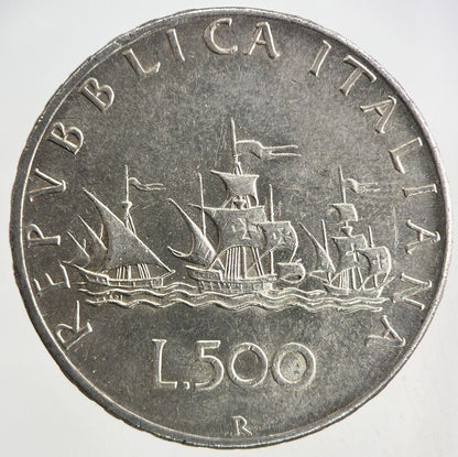 Italy 500 Lire Silver Coin | Very High Grade