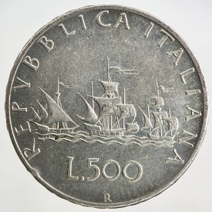 Italy 500 Lire Silver Coin | Very High Grade