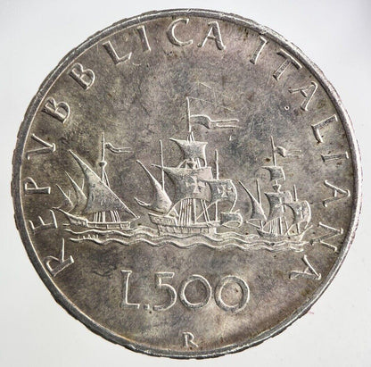 Italy 500 Lire Silver Coin | Very High Grade