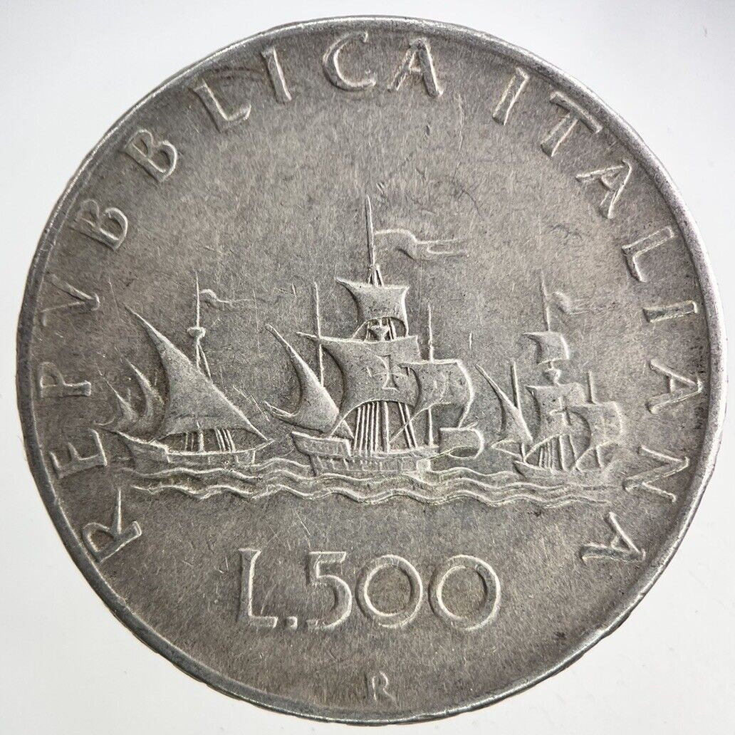 Italy 500 Lire Silver Coin | Fine Collectable Grade