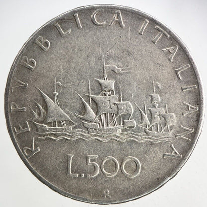 Italy 500 Lire Silver Coin | Fine Collectable Grade
