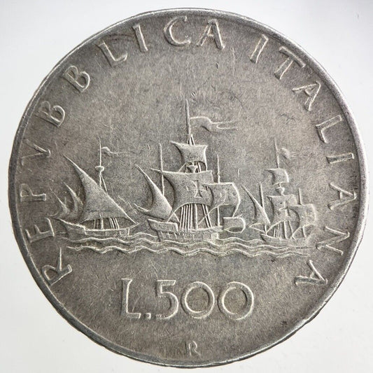 Italy 500 Lire Silver Coin | Fine Collectable Grade