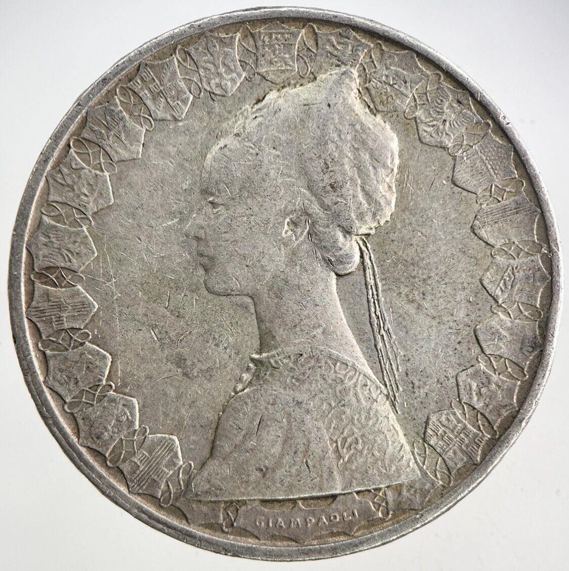 Italy 500 Lire Silver Coin | Fine Collectable Grade
