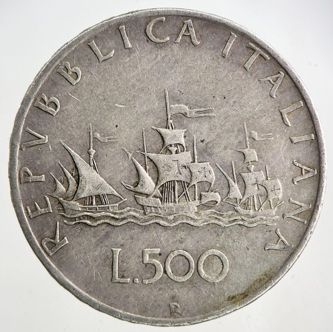 Italy 500 Lire Silver Coin | Fine Collectable Grade