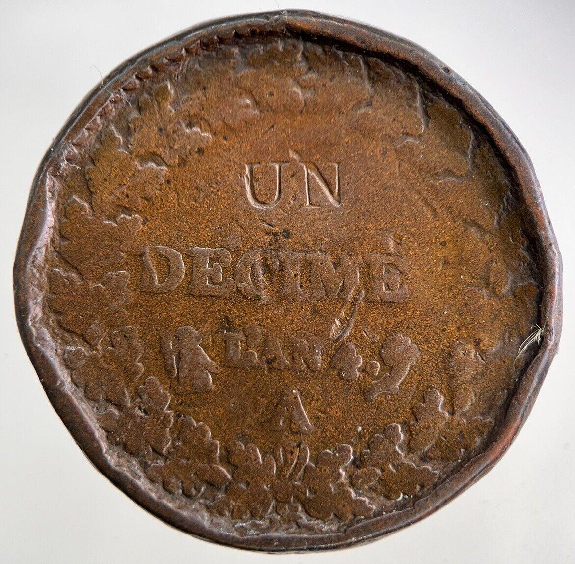 Lan France Un 1 Decime Coin | Collectable Grade