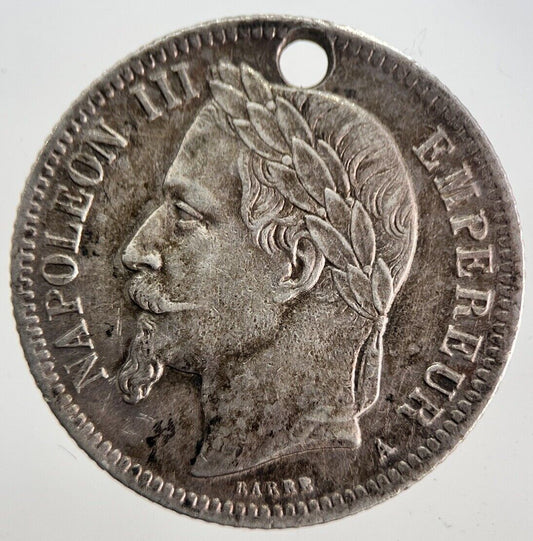 Napoleon III 3rd France 1 Franc Silver Coin | Very High Grade