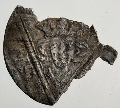 Medieval Edward I 1st Irish Penny Hammered Silver Coin | Collectable Grade