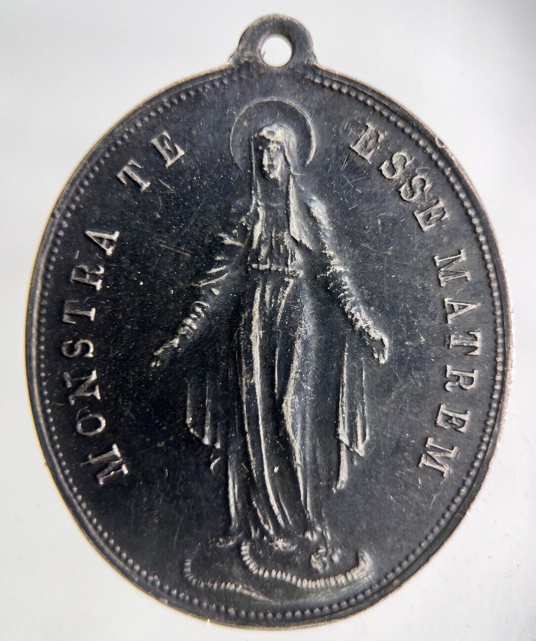 Old Children Of Mary Medal Necklace Charm | Height 2.5cm | Collectable Grade