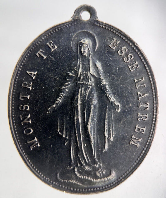 Old Children Of Mary Medal Necklace Charm | Height 2.5cm | Collectable Grade