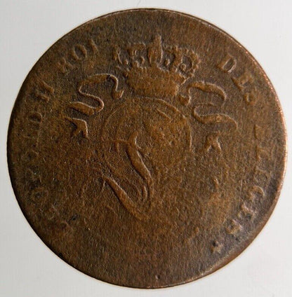 Old Belgium 2 Cent Coin | Fine Collectable Grade