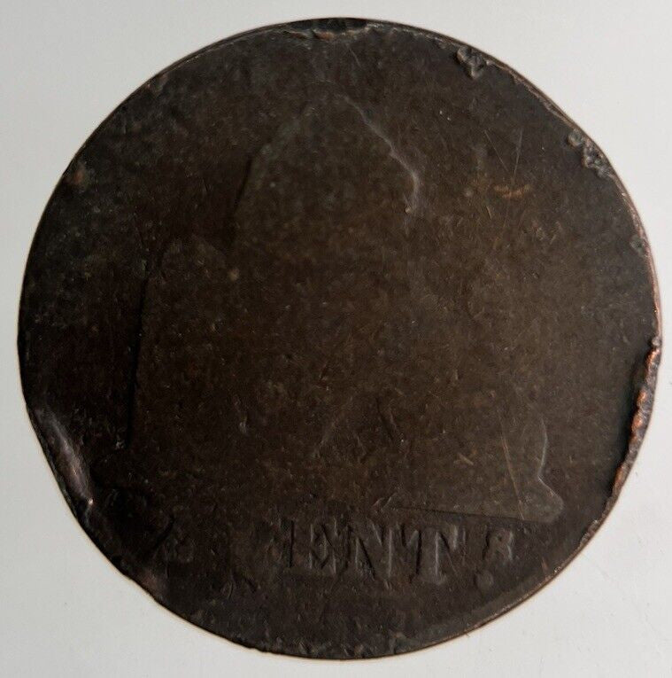 Old Belgium 2 Cent Coin | Collectable Grade