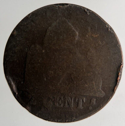 Old Belgium 2 Cent Coin | Collectable Grade