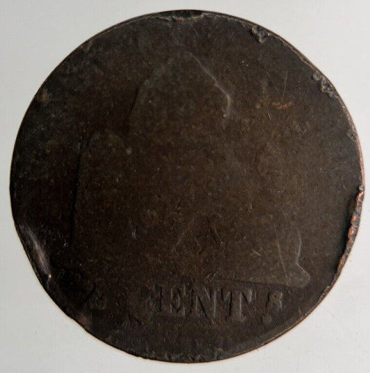 Old Belgium 2 Cent Coin | Collectable Grade